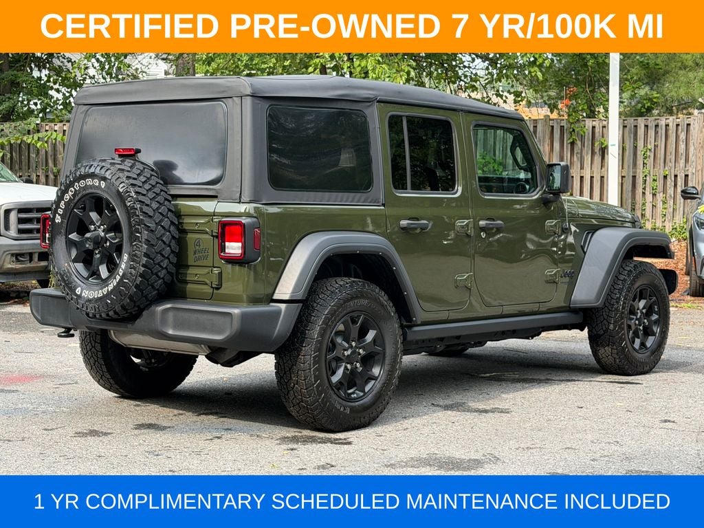 2022 Jeep Wrangler Unlimited Willys