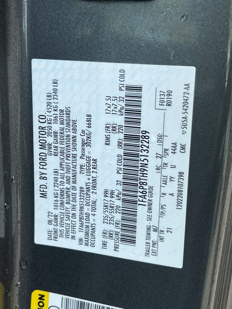 2022 Ford Mustang EcoBoost