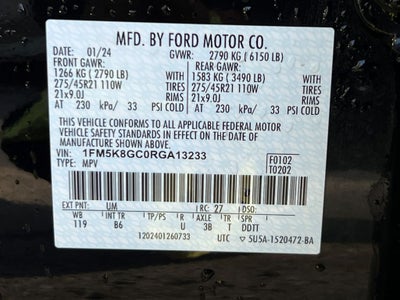 2024 Ford Explorer ST