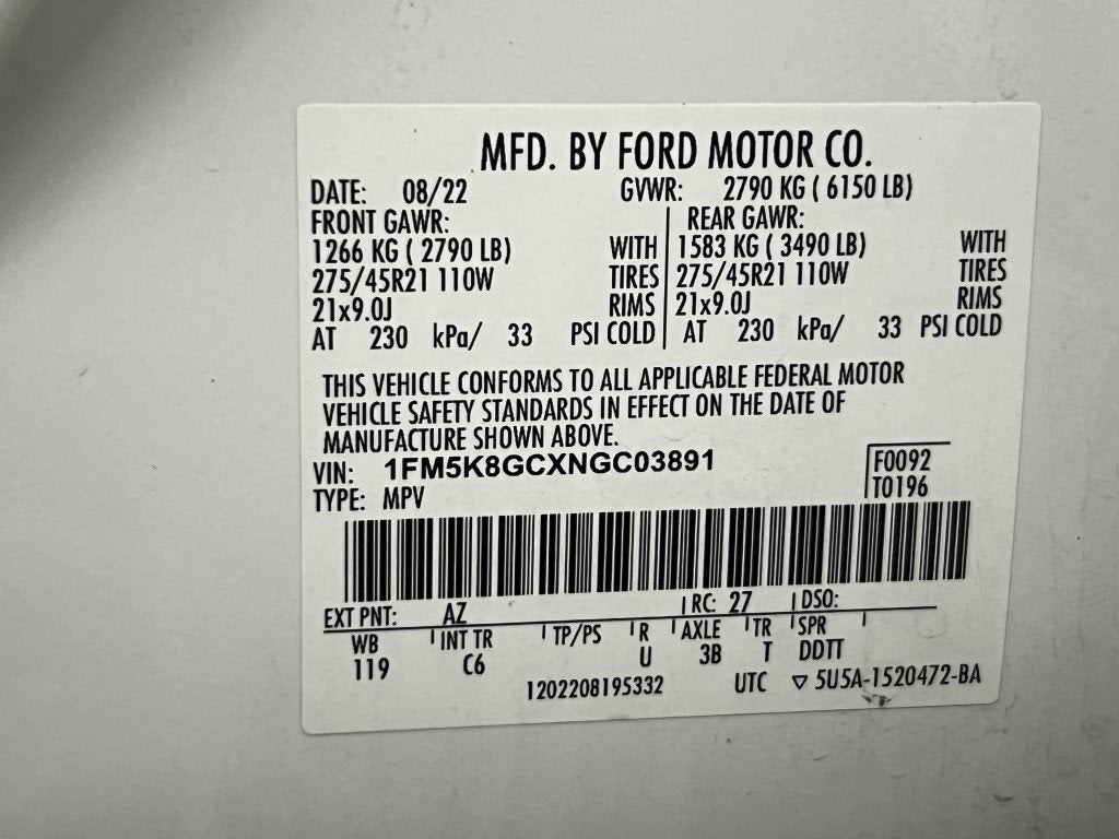 2022 Ford Explorer ST