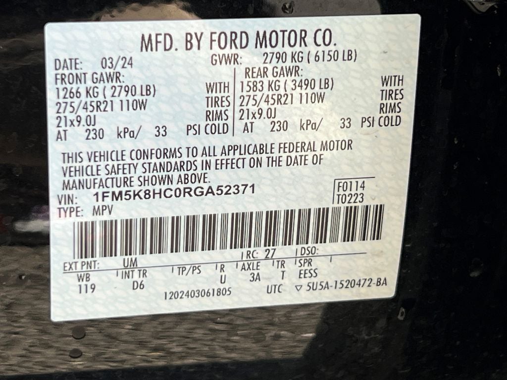 2024 Ford Explorer Platinum
