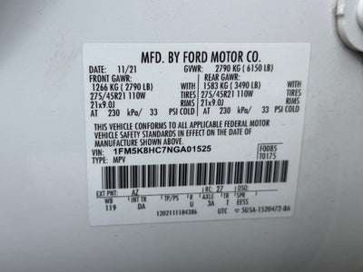 2022 Ford Explorer Platinum