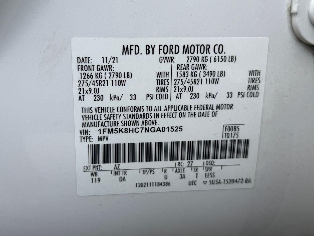 2022 Ford Explorer Platinum