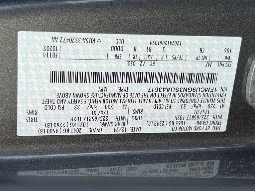 2025 Ford Escape Active