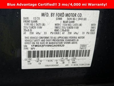 2022 Ford Explorer Limited