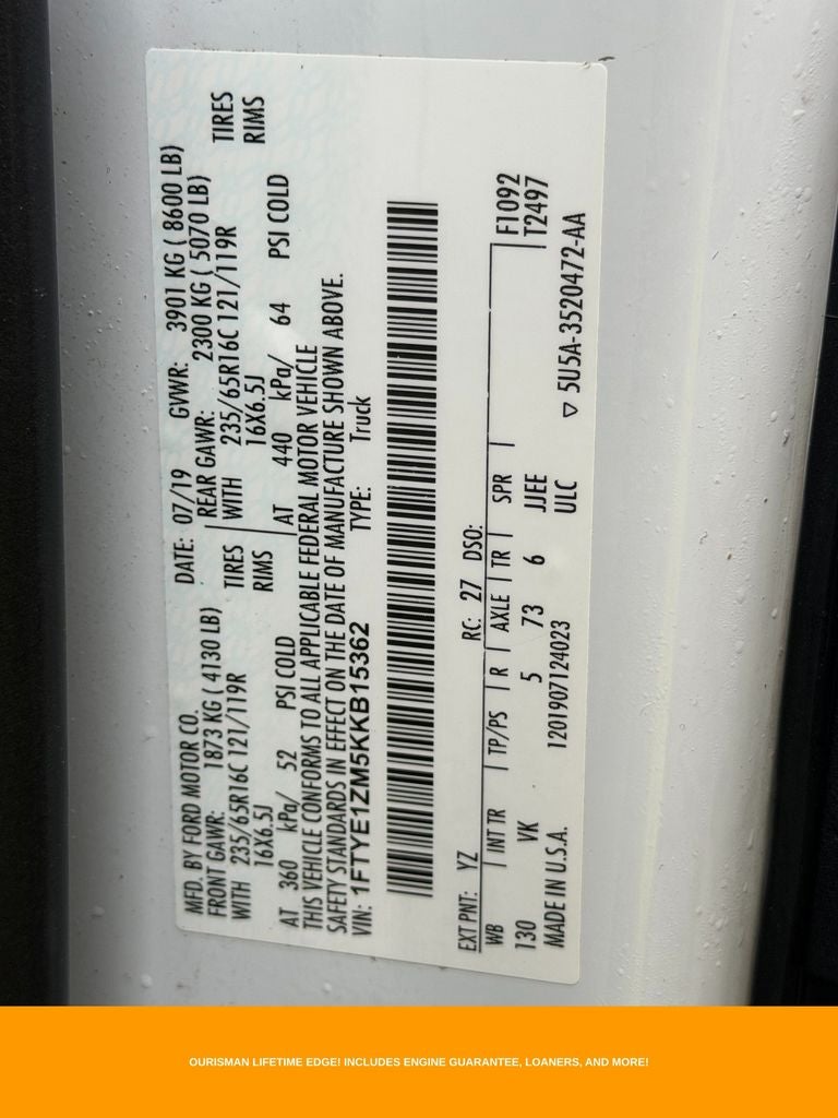 2019 Ford Transit-150 Base
