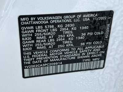 2023 Volkswagen Atlas Cross Sport 3.6L V6 SEL