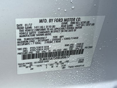 2017 Lincoln MKT Elite