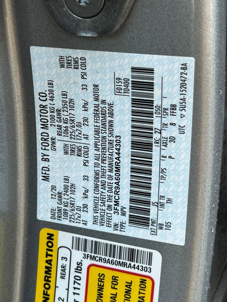 2021 Ford Bronco Sport Base