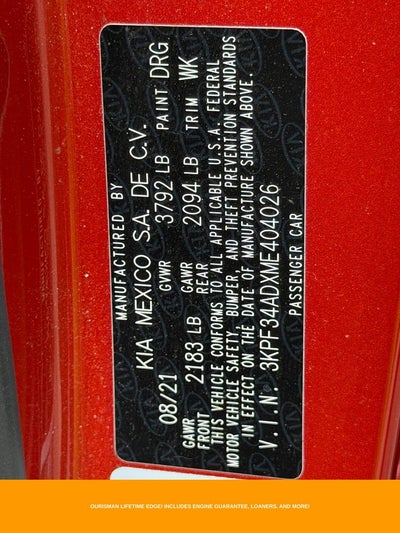 2021 Kia Forte GT-Line