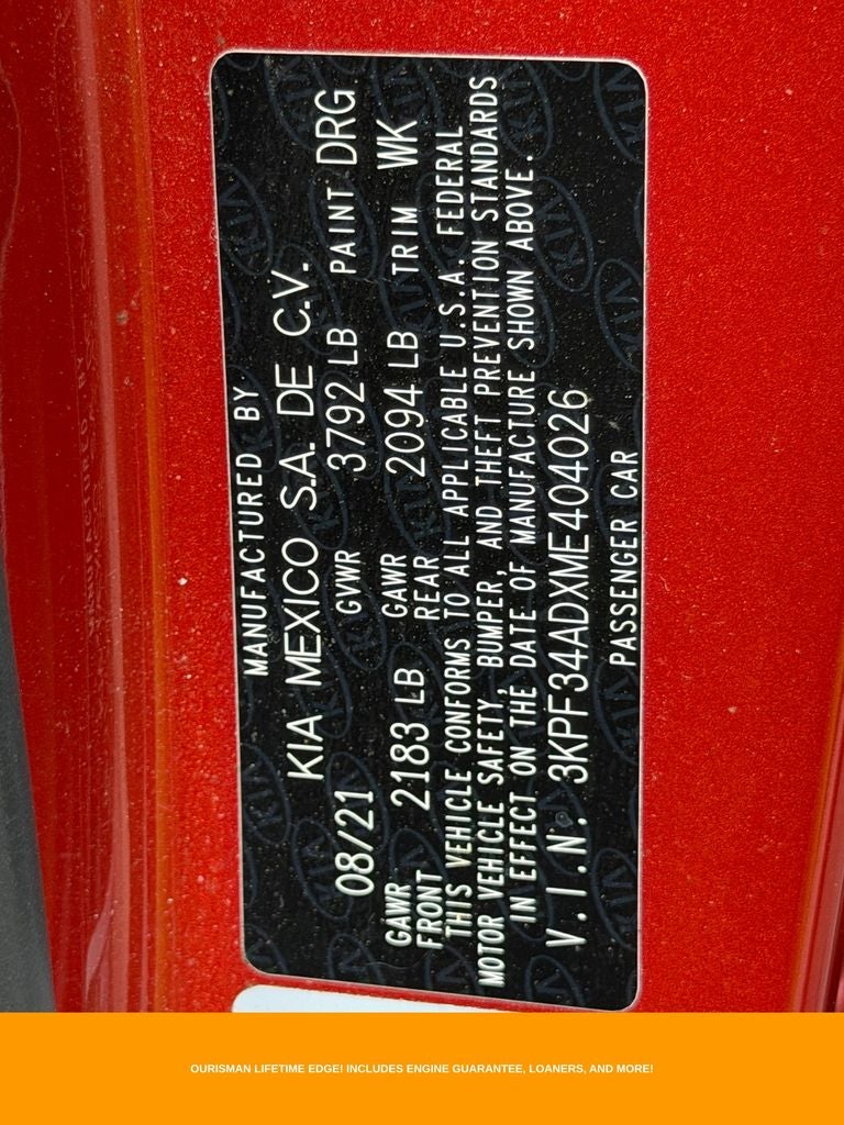 2021 Kia Forte GT-Line