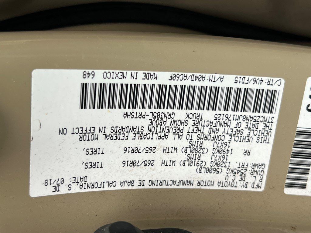 2018 Toyota Tacoma TRD Off-Road V6