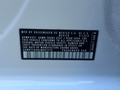 2020 Volkswagen Golf GTI 2.0T SE