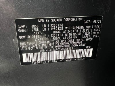 2022 Subaru Outback Premium