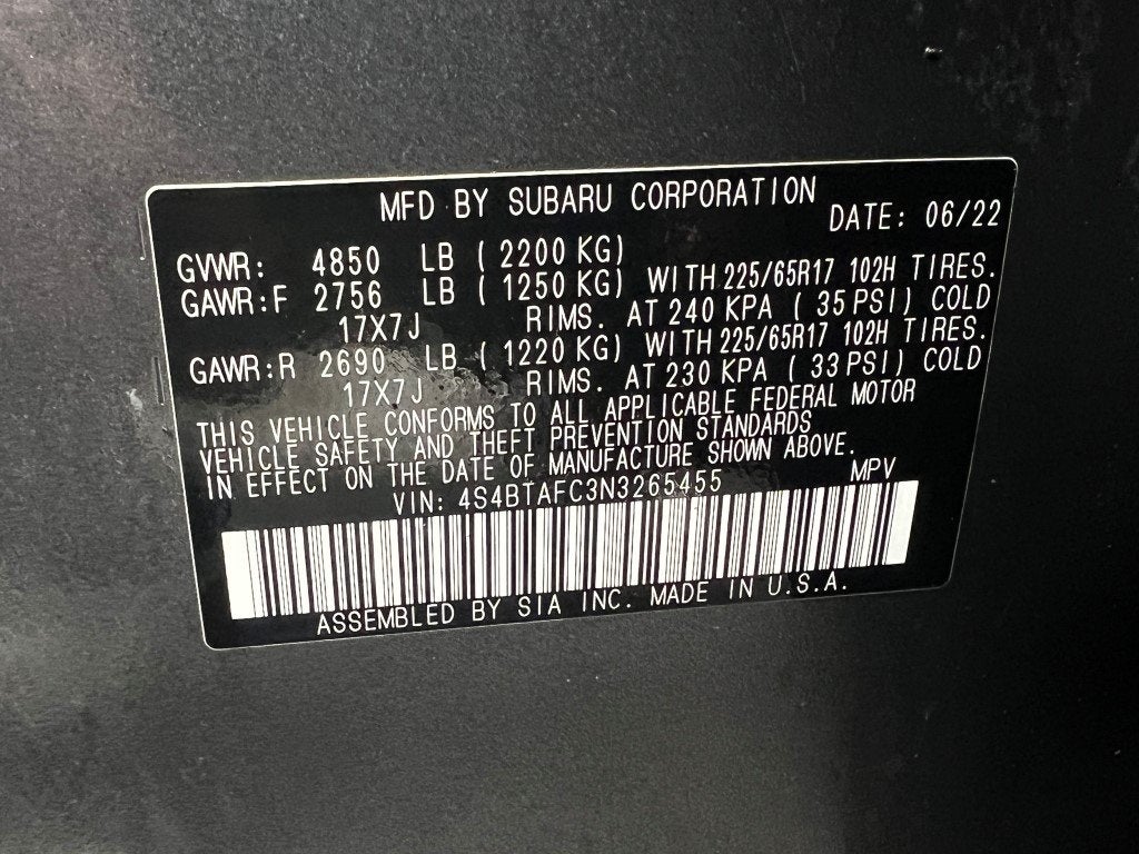 2022 Subaru Outback Premium