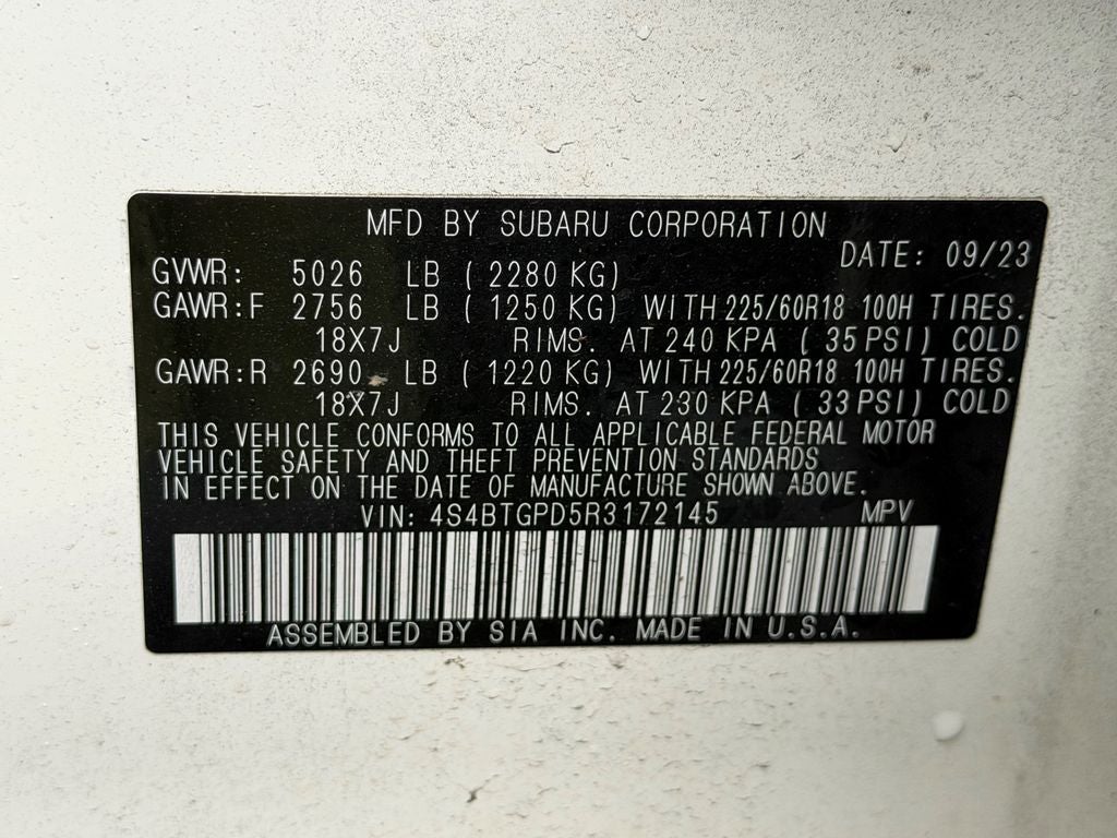 2024 Subaru Outback Touring XT