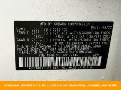 2024 Subaru Outback Touring XT