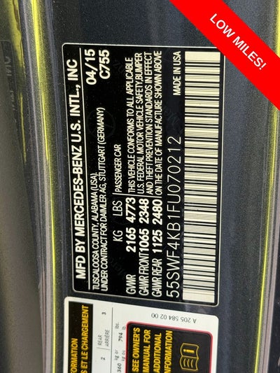 2015 Mercedes-Benz C-Class C 300 4MATIC®