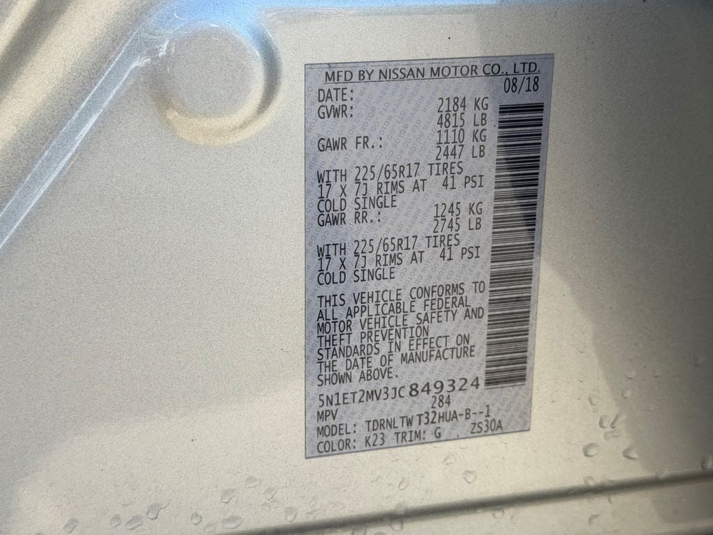 2018 Nissan Rogue Hybrid SV