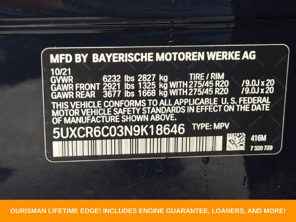 2022 BMW X5 xDrive40i