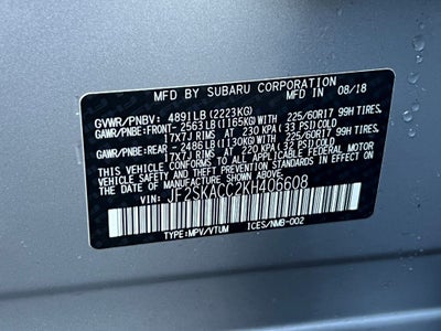 2019 Subaru Forester Base