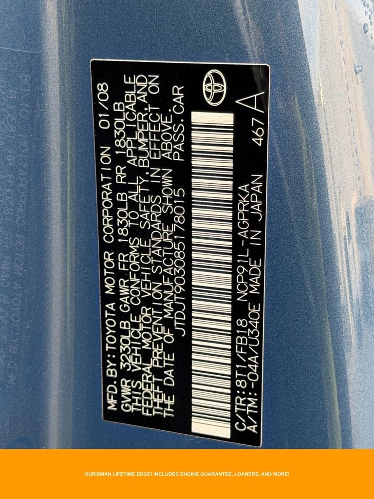 2008 Toyota Yaris Base
