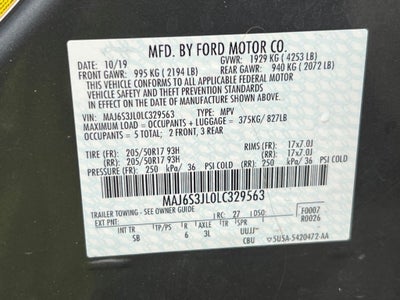 2020 Ford EcoSport SES