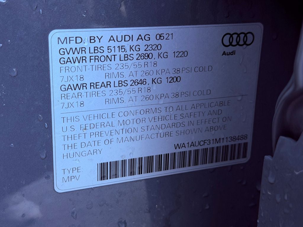 2021 Audi Q3 Premium quattro
