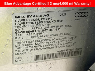 2022 Audi Q5 40 Premium Plus quattro
