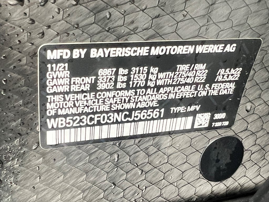 2022 BMW iX xDrive50