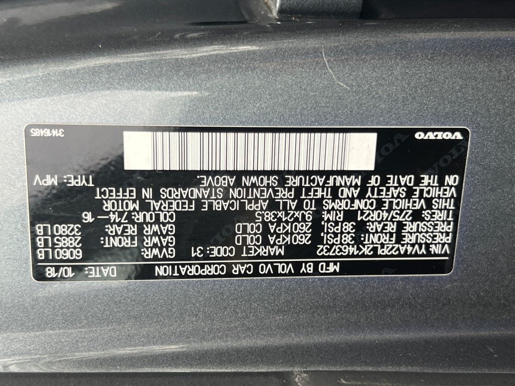 2019 Volvo XC90 T6 Inscription