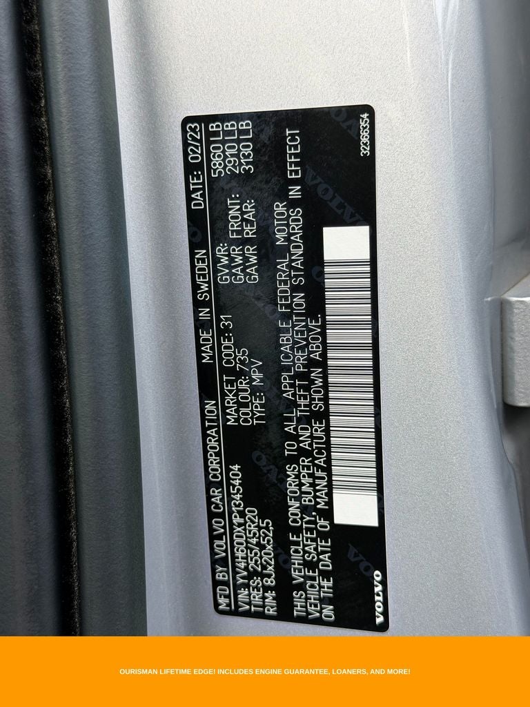 2023 Volvo XC60 Recharge Plug-In Hybrid Ultimate