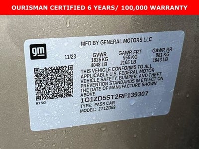 2024 Chevrolet Malibu LT 1LT