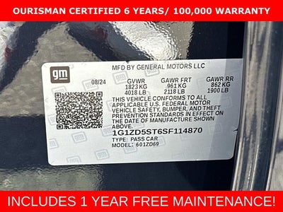 2025 Chevrolet Malibu LT 1LT