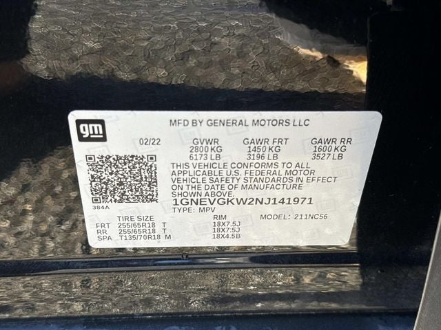 2022 Chevrolet Traverse LT 1LT