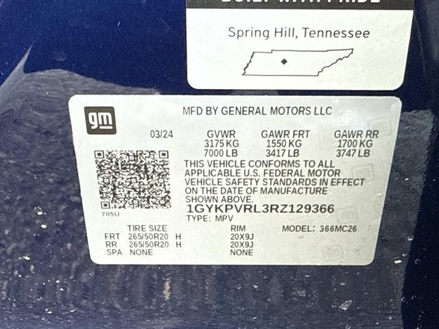 2024 Cadillac LYRIQ Sport