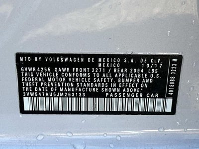 2018 Volkswagen Golf GTI 2.0T SE