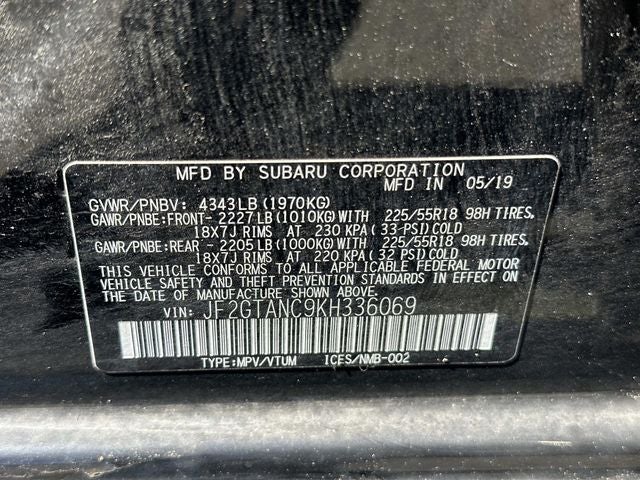 2019 Subaru Crosstrek 2.0i Limited