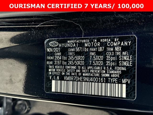 2022 Hyundai Palisade Calligraphy