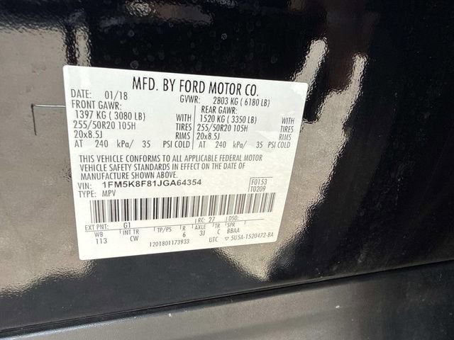 2018 Ford Explorer Limited