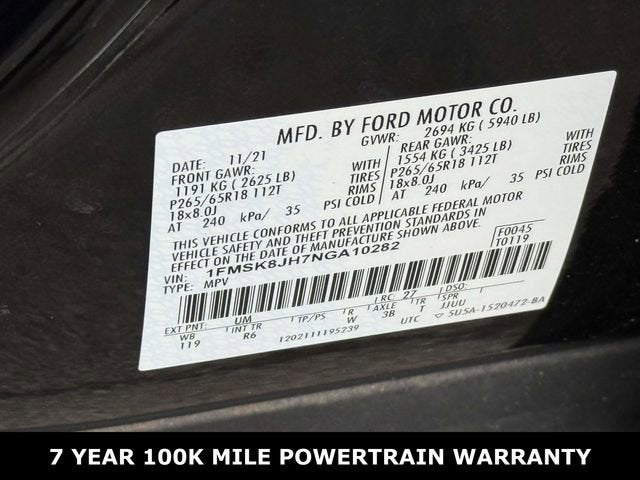 2022 Ford Explorer Timberline