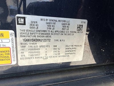 2017 GMC Acadia Limited Limited