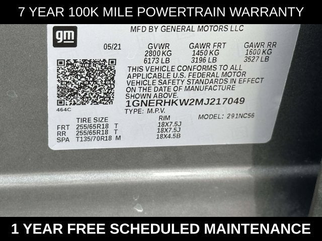 2021 Chevrolet Traverse LT Leather
