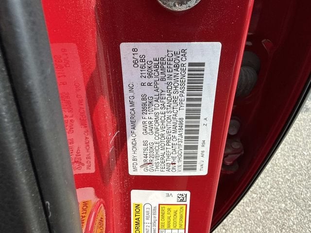 2018 Honda Accord Sport