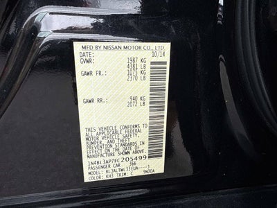 2015 Nissan Altima 3.5 SL