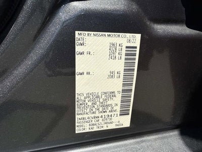2022 Nissan Altima 2.5 SR