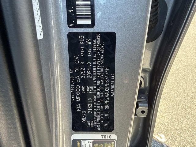 2023 Kia Forte LXS