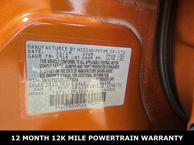 2020 Nissan Kicks SV