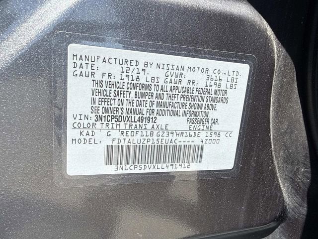 2020 Nissan Kicks SR