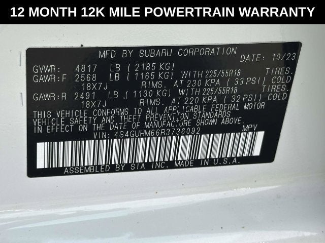 2024 Subaru Crosstrek Limited
